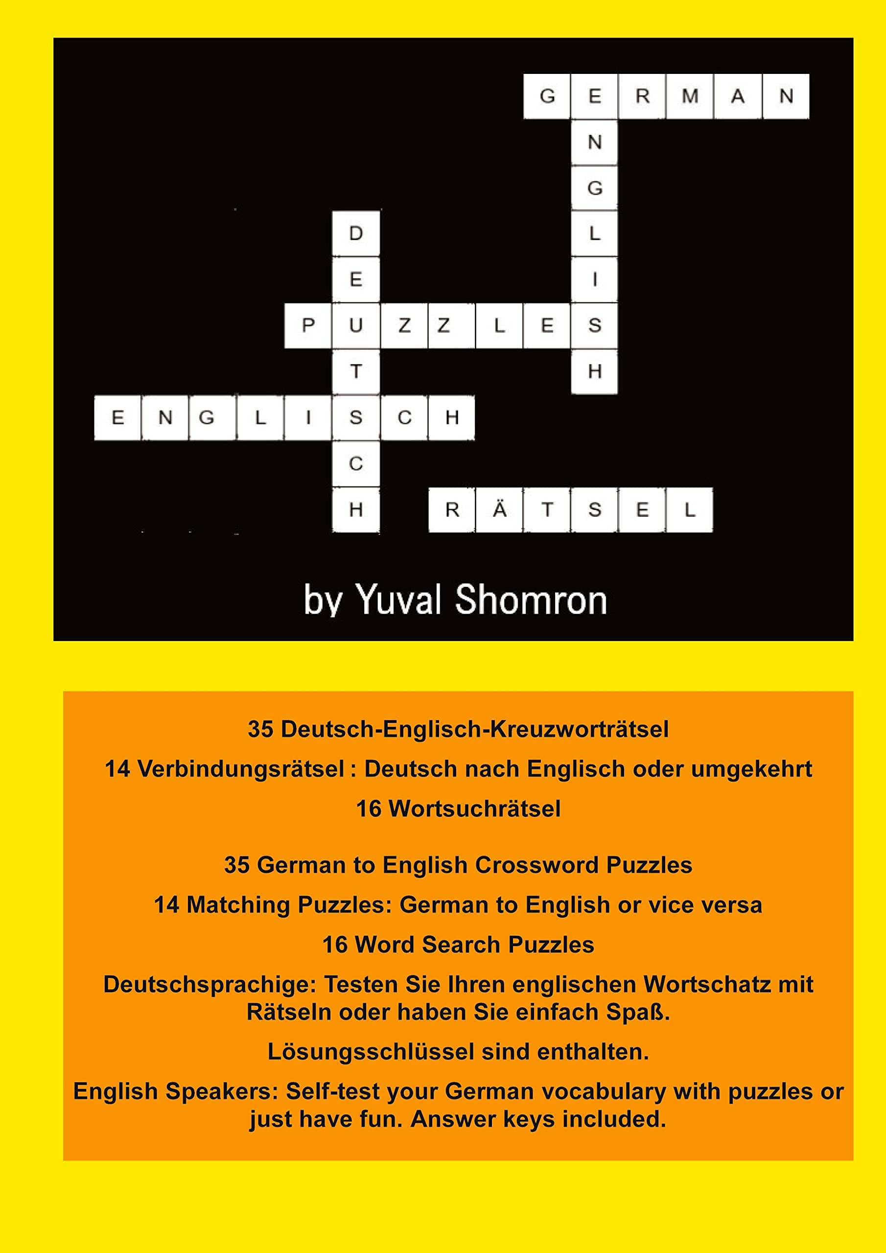 Deutsch Englisch Rätsel: German English Puzzles General education