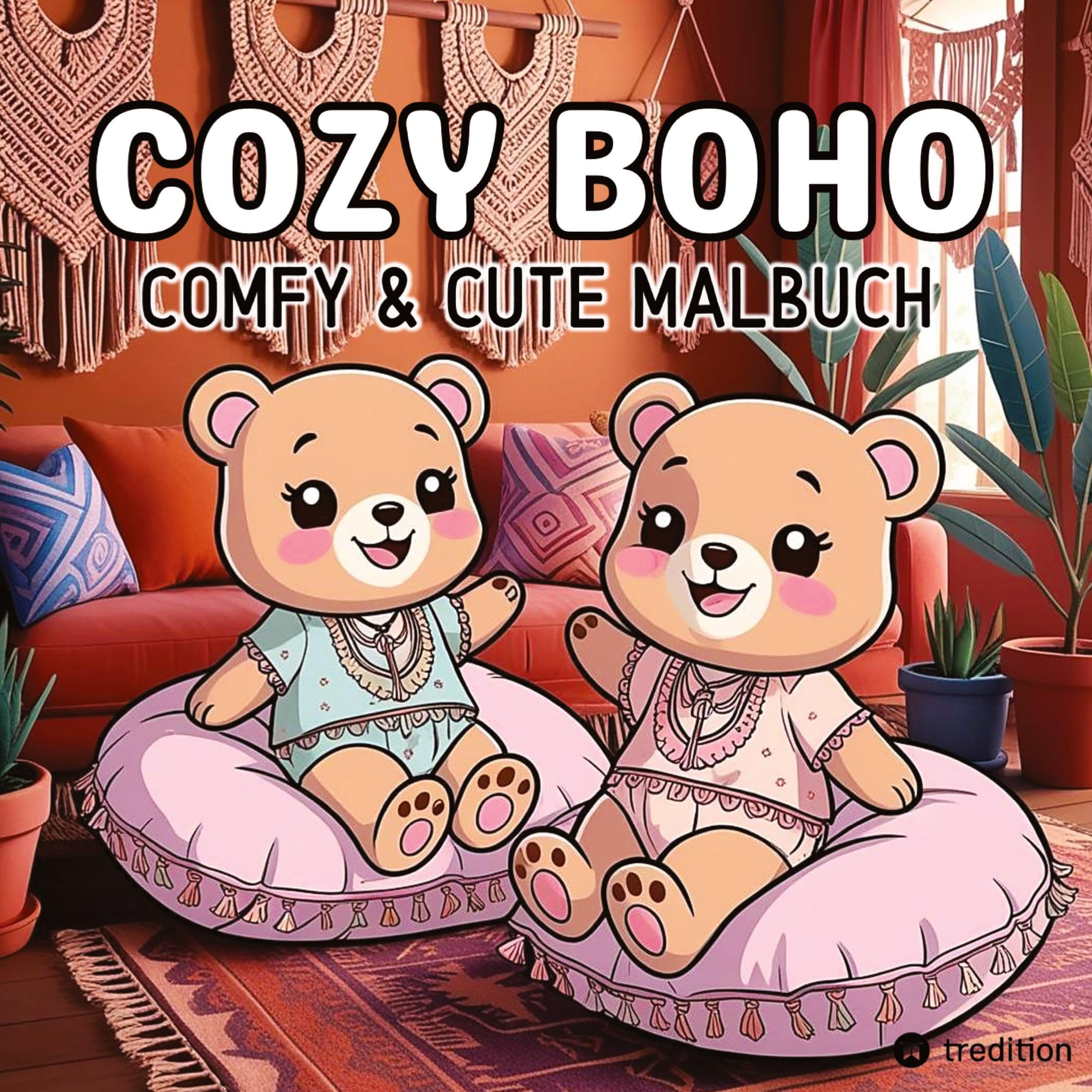 Boho Malbuch - Cozy Malbuch für Erwachsene Cute & Chill Hobbies & Crafts