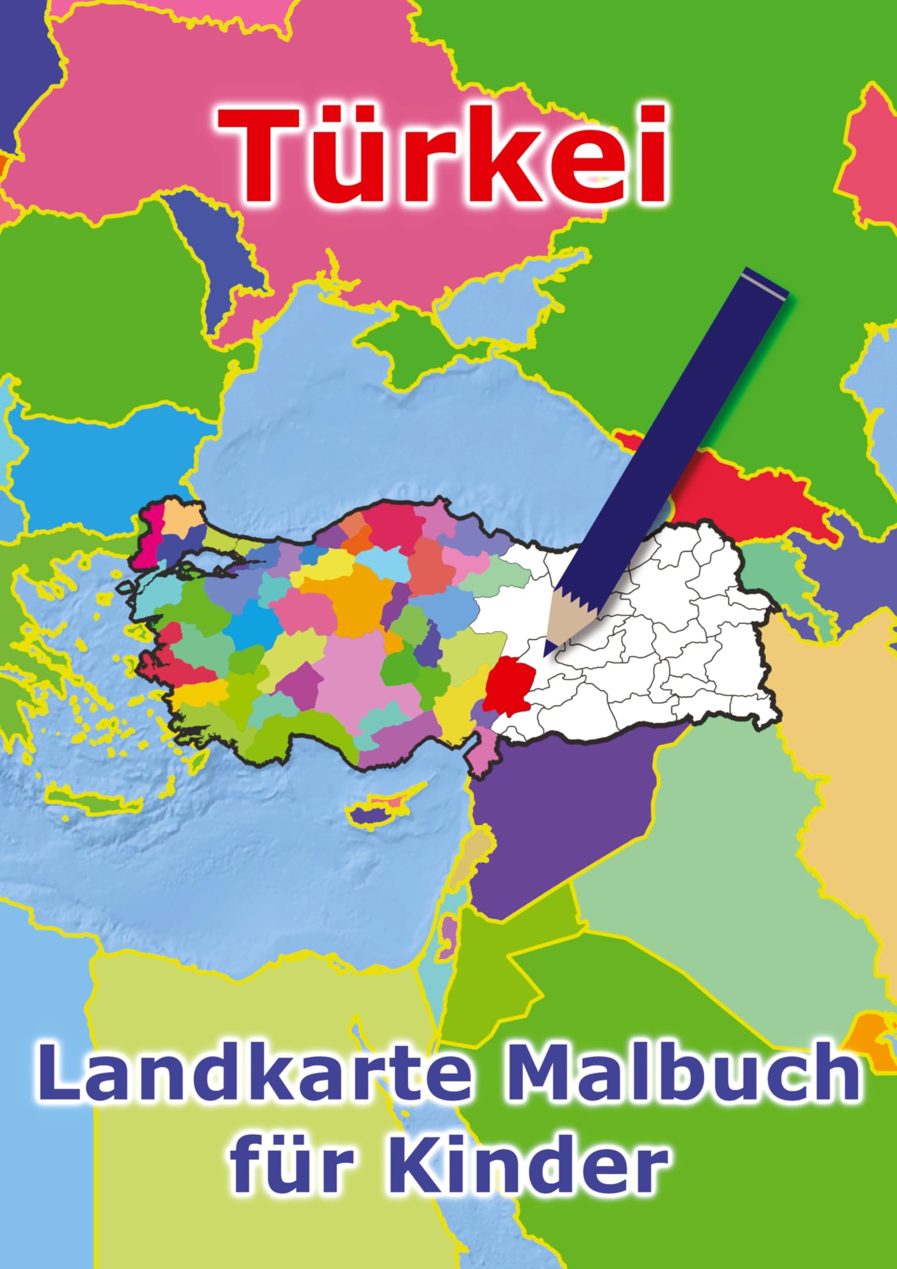 Türkei Landkarte Malbuch für Kinder Business & Technology