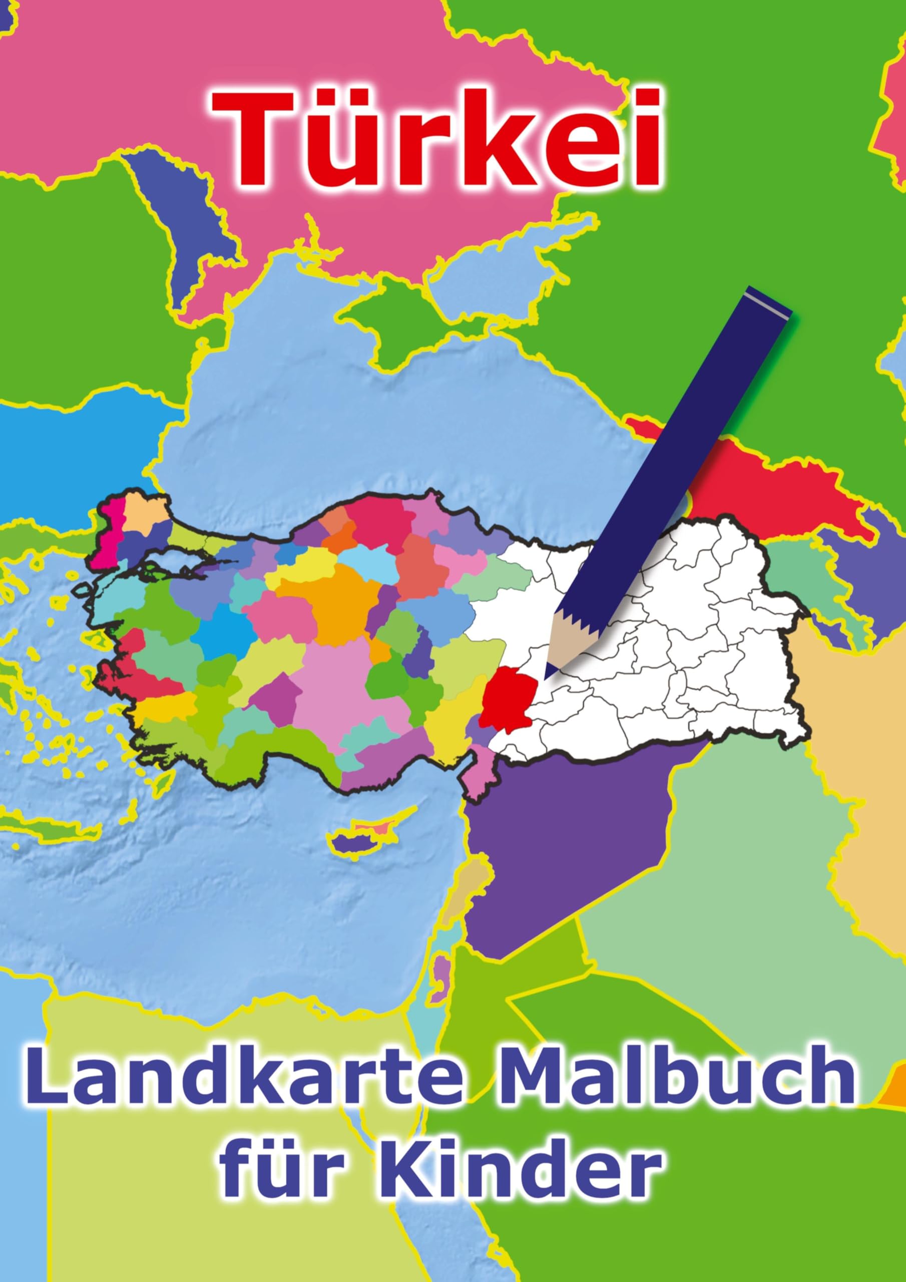 Türkei Landkarte Malbuch für Kinder Business & Technology