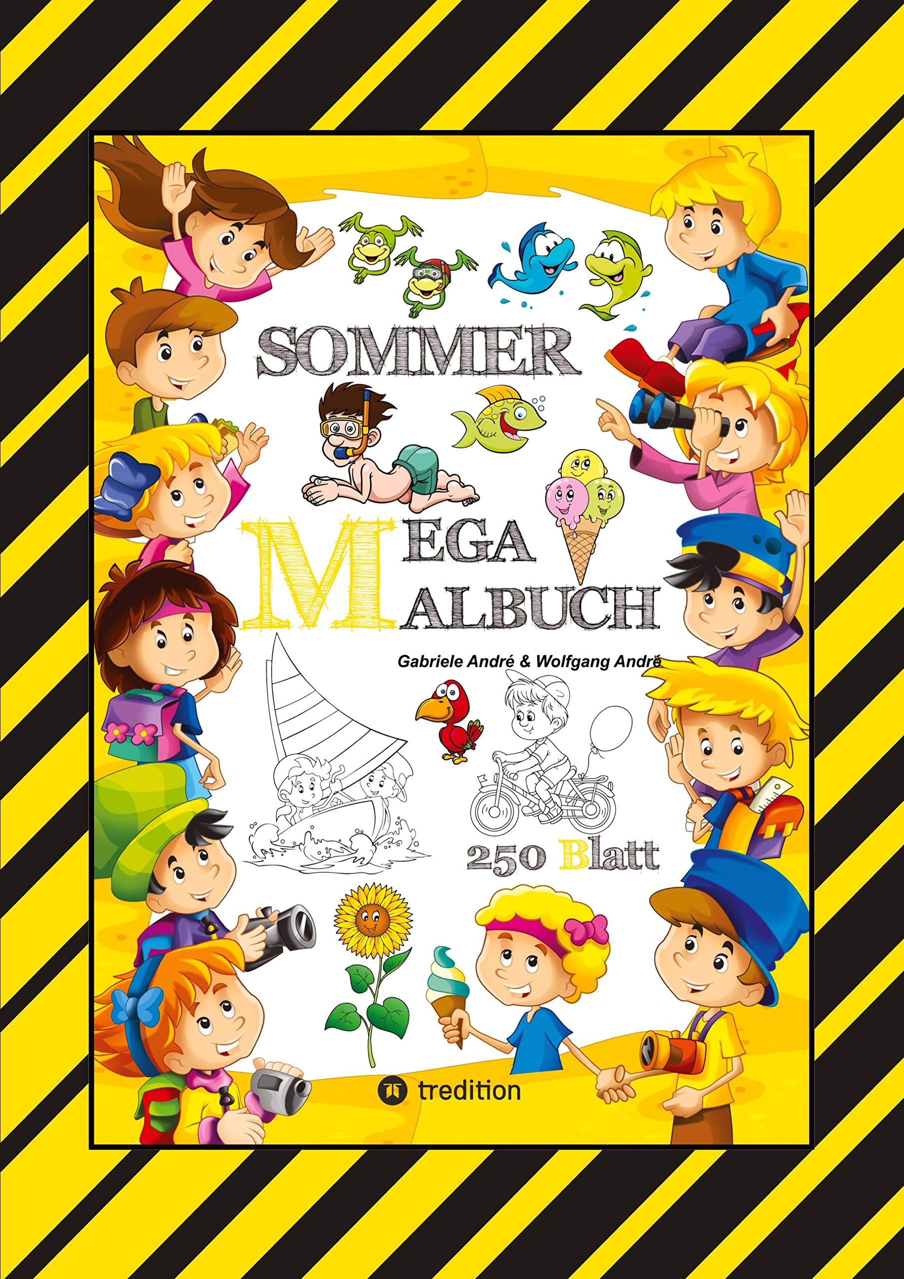 MEGA MALBUCH - SOMMER - URLAUB - MOTORBOOT - JETSKI - SPORT - SCHWIMMEN - WANDERN - MEER - FAMILIE - KINDER - SPASS Film, Art & Culture