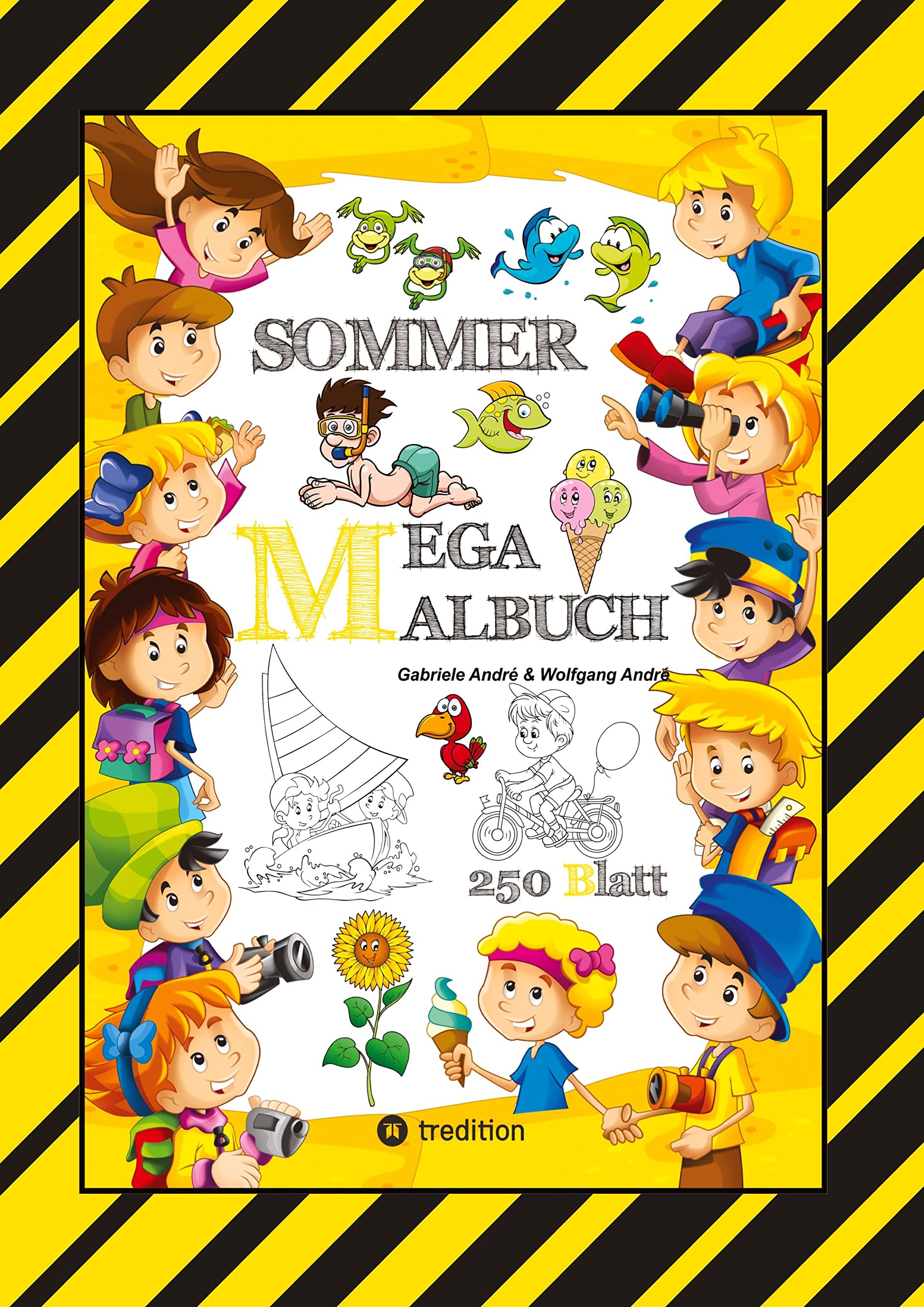 MEGA MALBUCH - SOMMER - URLAUB - MOTORBOOT - JETSKI - SPORT - SCHWIMMEN - WANDERN - MEER - FAMILIE - KINDER - SPASS Film, Art & Culture