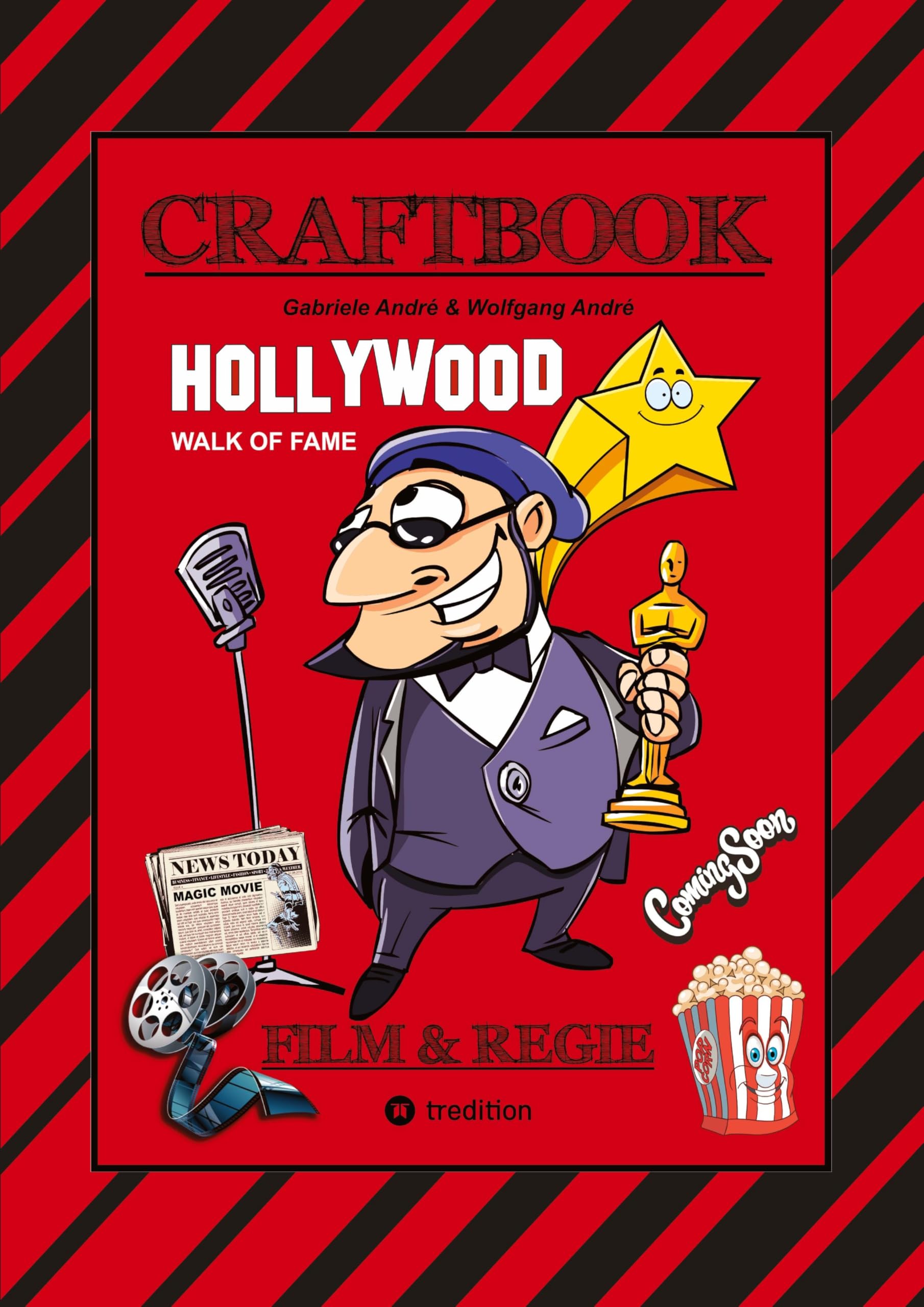 CRAFTBOOK - HOLLYWOOD STORY - TOLLE MOTIVE - FILM - GENRE - REGISSEUR RAFFAEL - SET - RÄTSEL - KNIFFELIGES - FUNNY GAME: FILM & REGIE (Das kann ich!: SCHLAUHASE) Cartoons