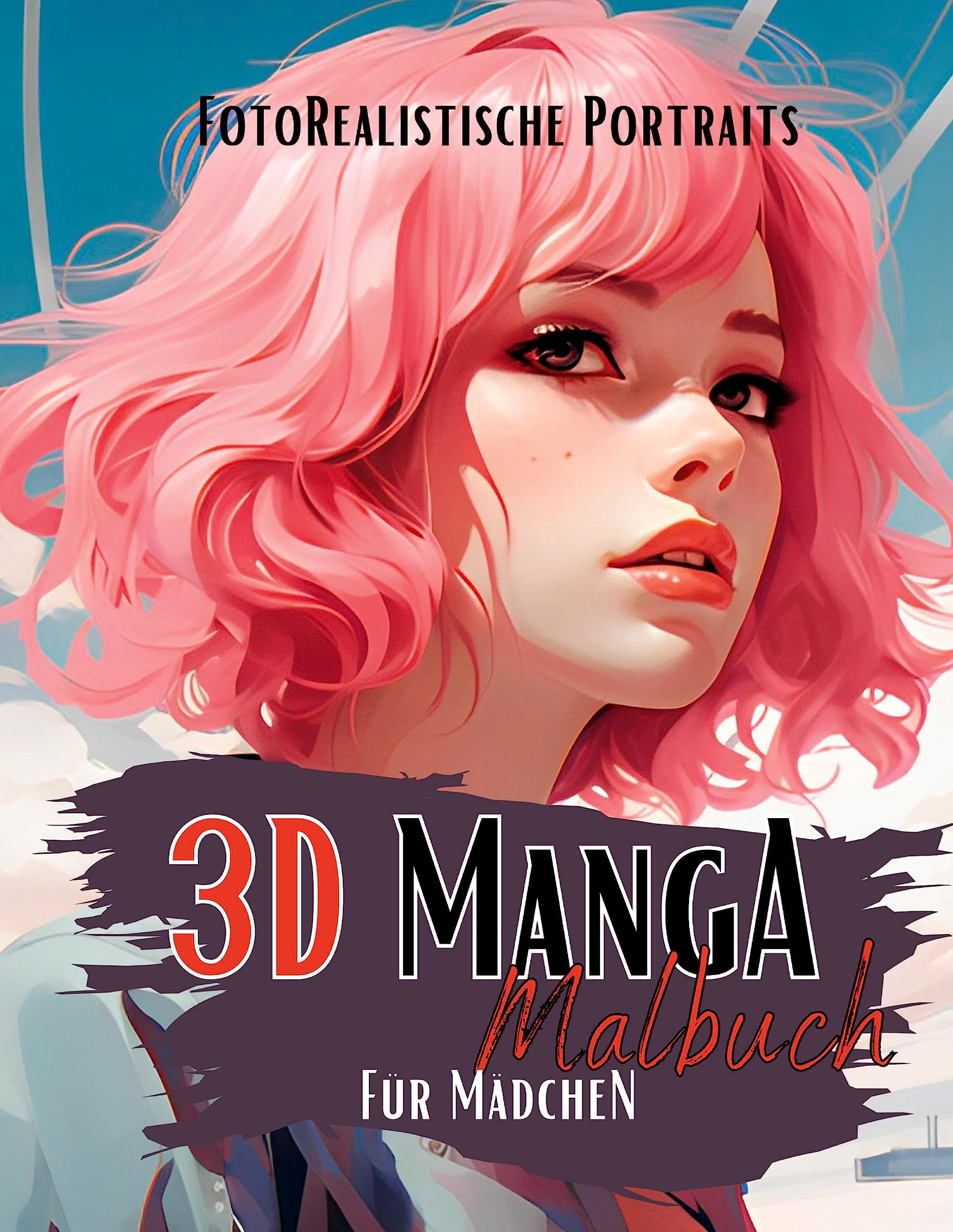 Manga Malbuch für Mädchen Manga