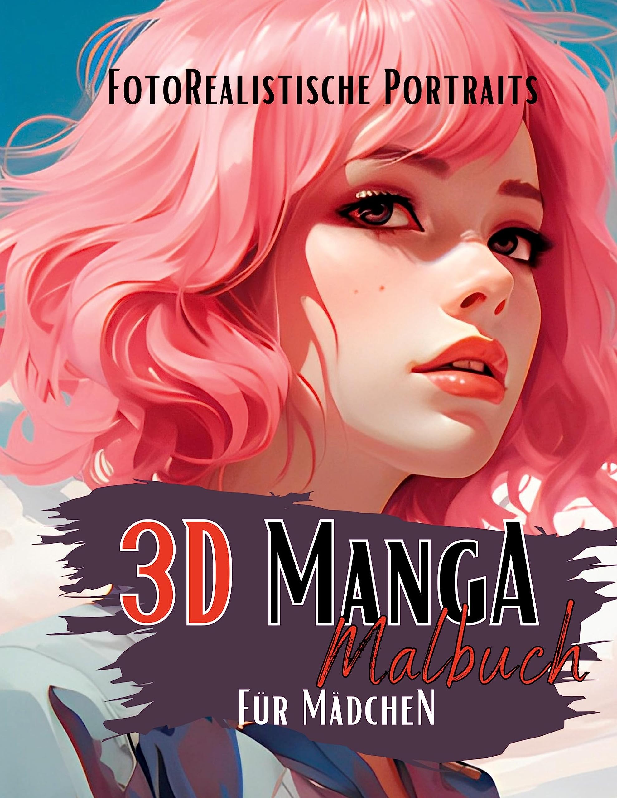 Manga Malbuch für Mädchen Manga