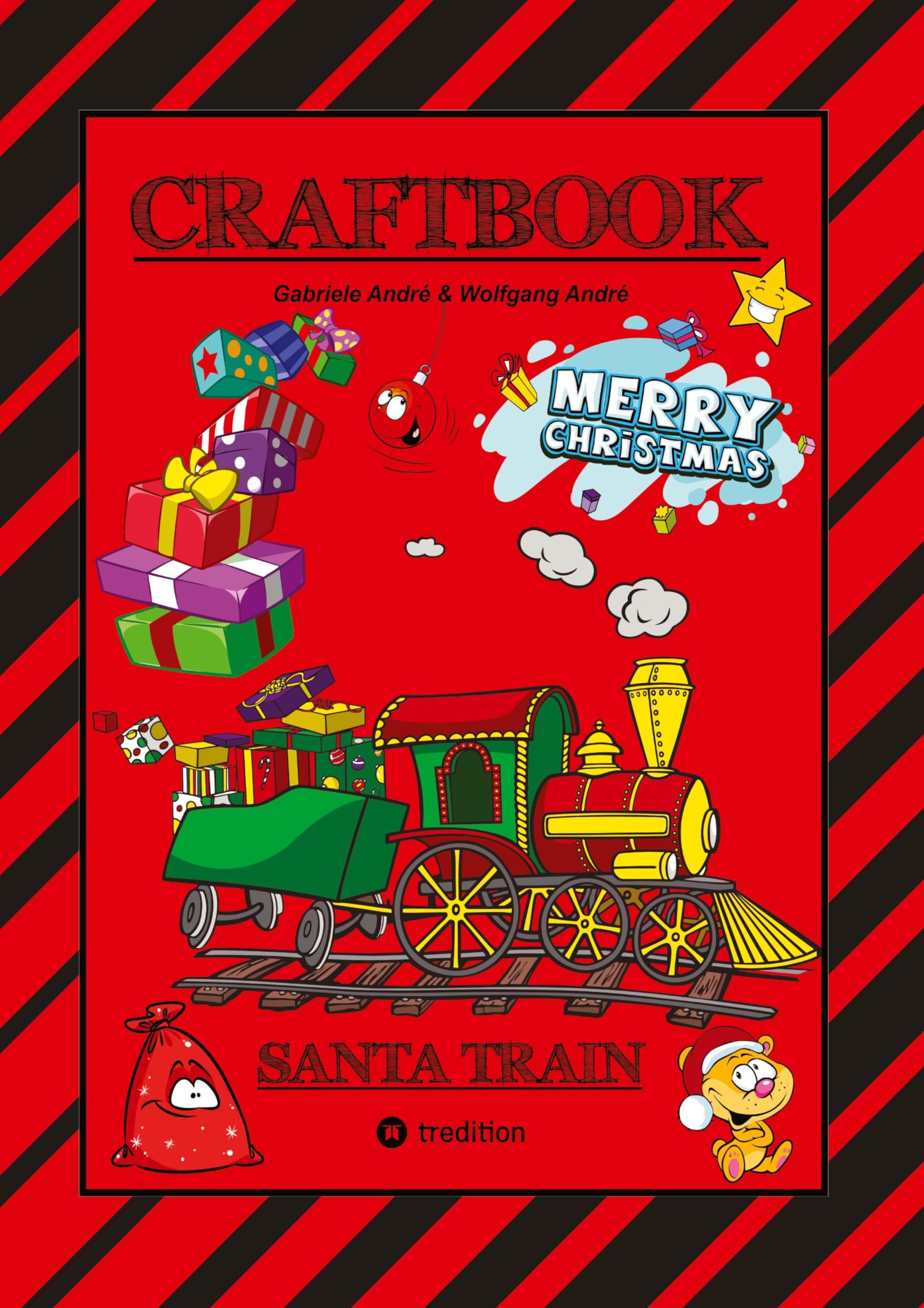 CRAFTBOOK - EISENBAHNEN - TURTRIALS - WEIHNACHTSMOTIVE - SANTA CLAUS - ELCH - ELFEN - KNIFFLIGE RÄTSEL - LUSTIGE AUFGABEN - CHRISTBAUM Lifestyle