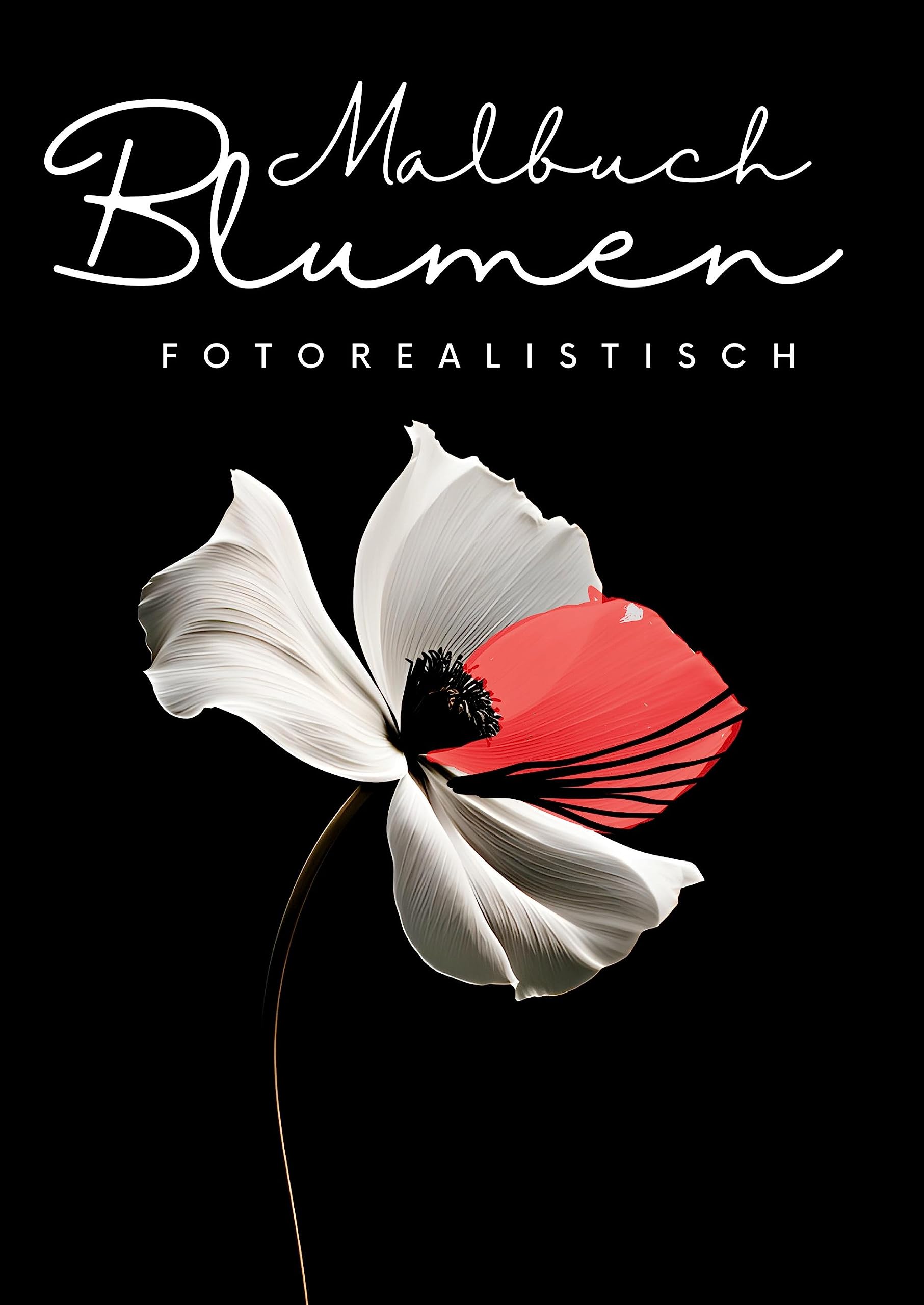 Malbuch Blumen Fotorealistisch Hobbies & Crafts