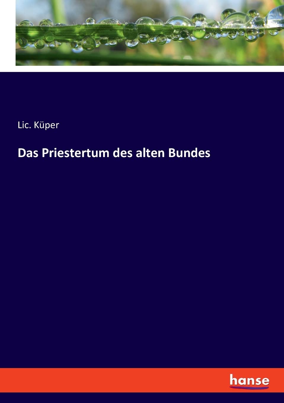 Das Priestertum des alten Bundes Law