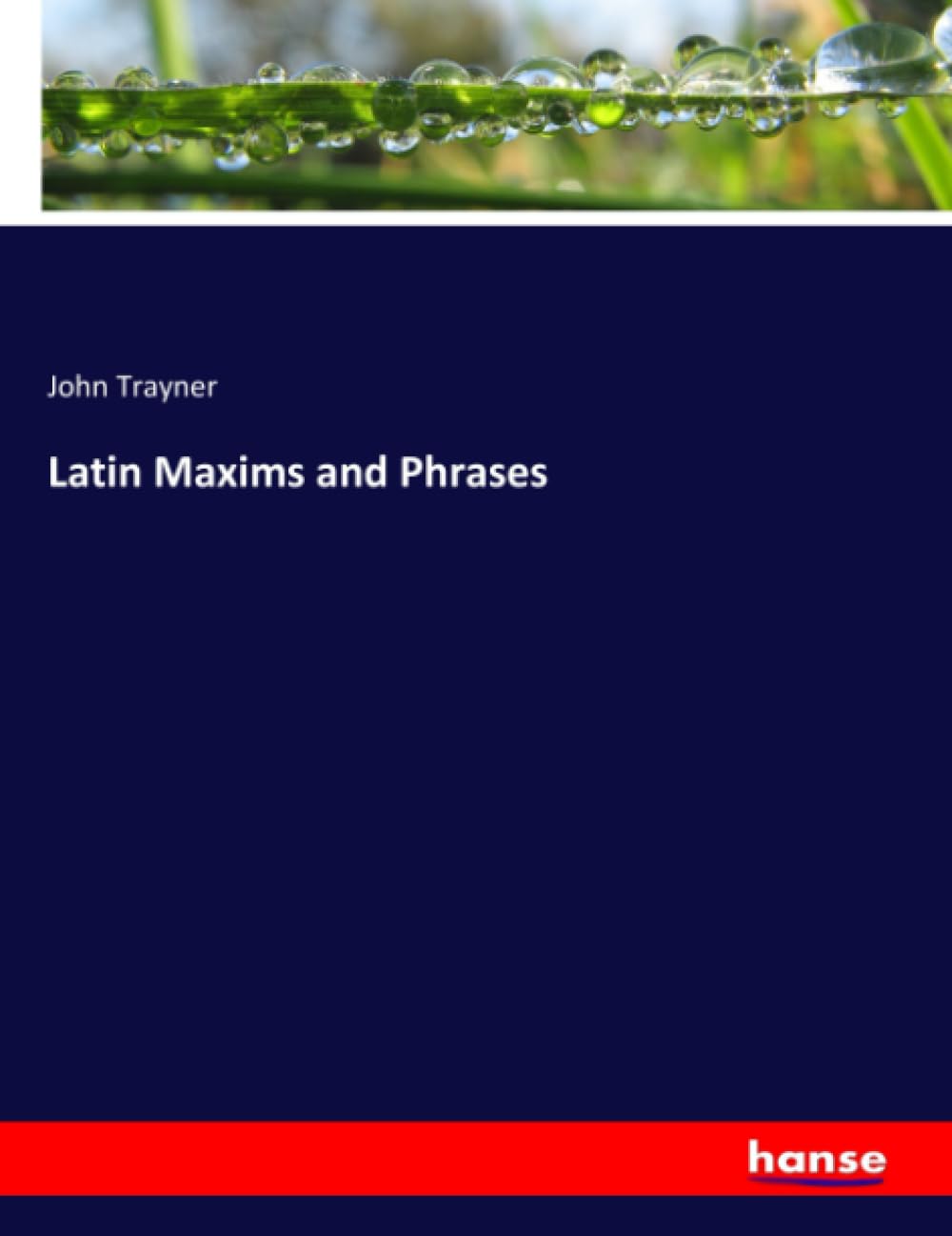 Product Image: Latin Maxims and Phrases