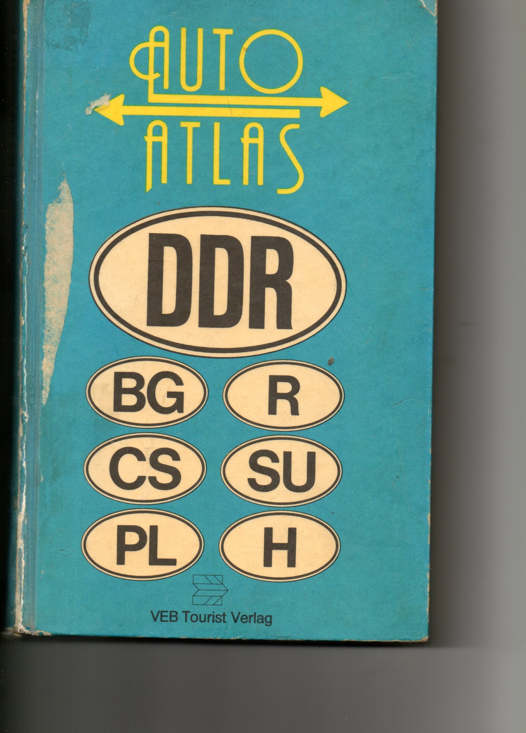 Autoatlas Deutsche Demokratische Republik mit Bulgarien, CSSR, Polen, Rumänien, UdSSR, Ungarn Maps & Plans