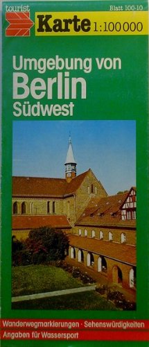 Tourist Karten, Umgebung von Berlin, Südwest Maps & Plans