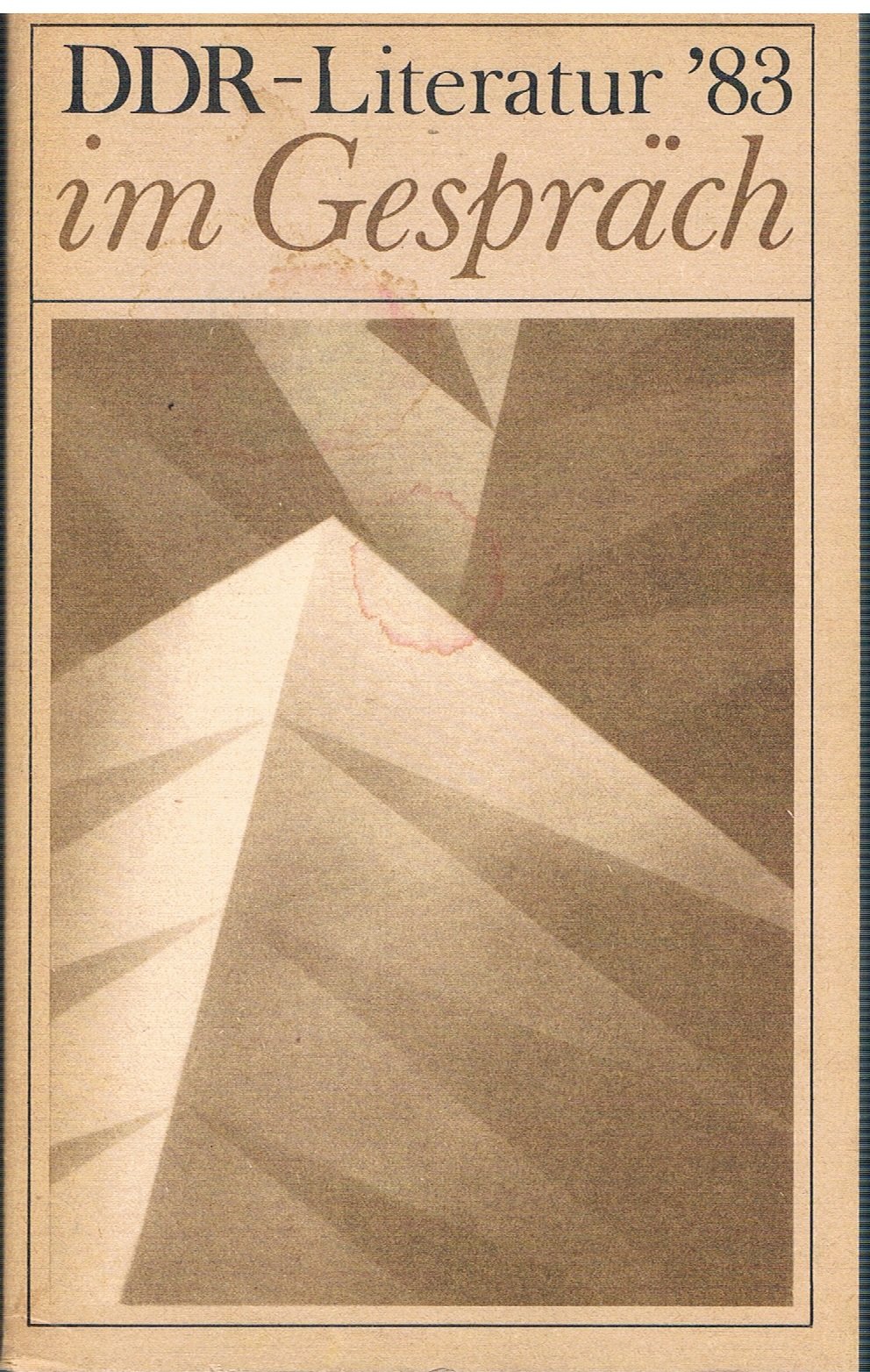 DDR-Literatur '83 im Gespräch, Books