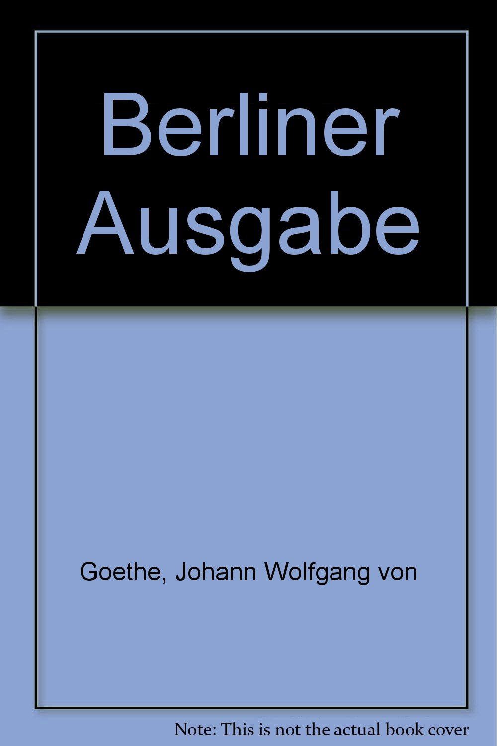 Berliner Ausgabe / Berliner Ausgabe Professional & Reference Books