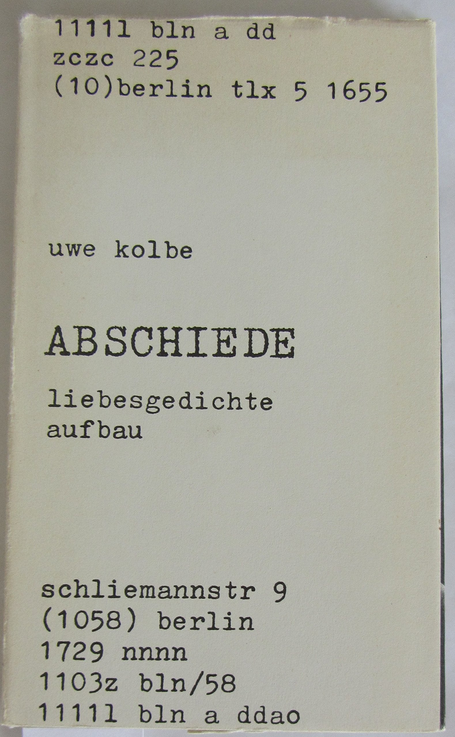 Abschiede. und andere Liebesgedichte Books