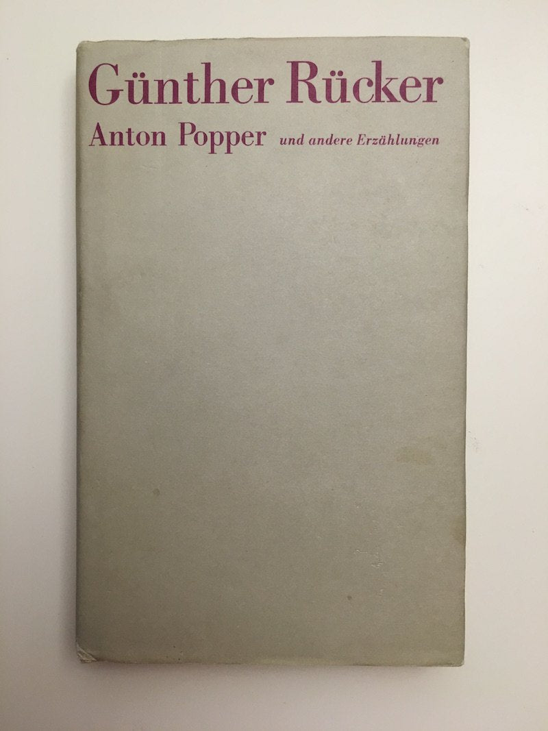 Anton Popper und andere Erzählungen Books