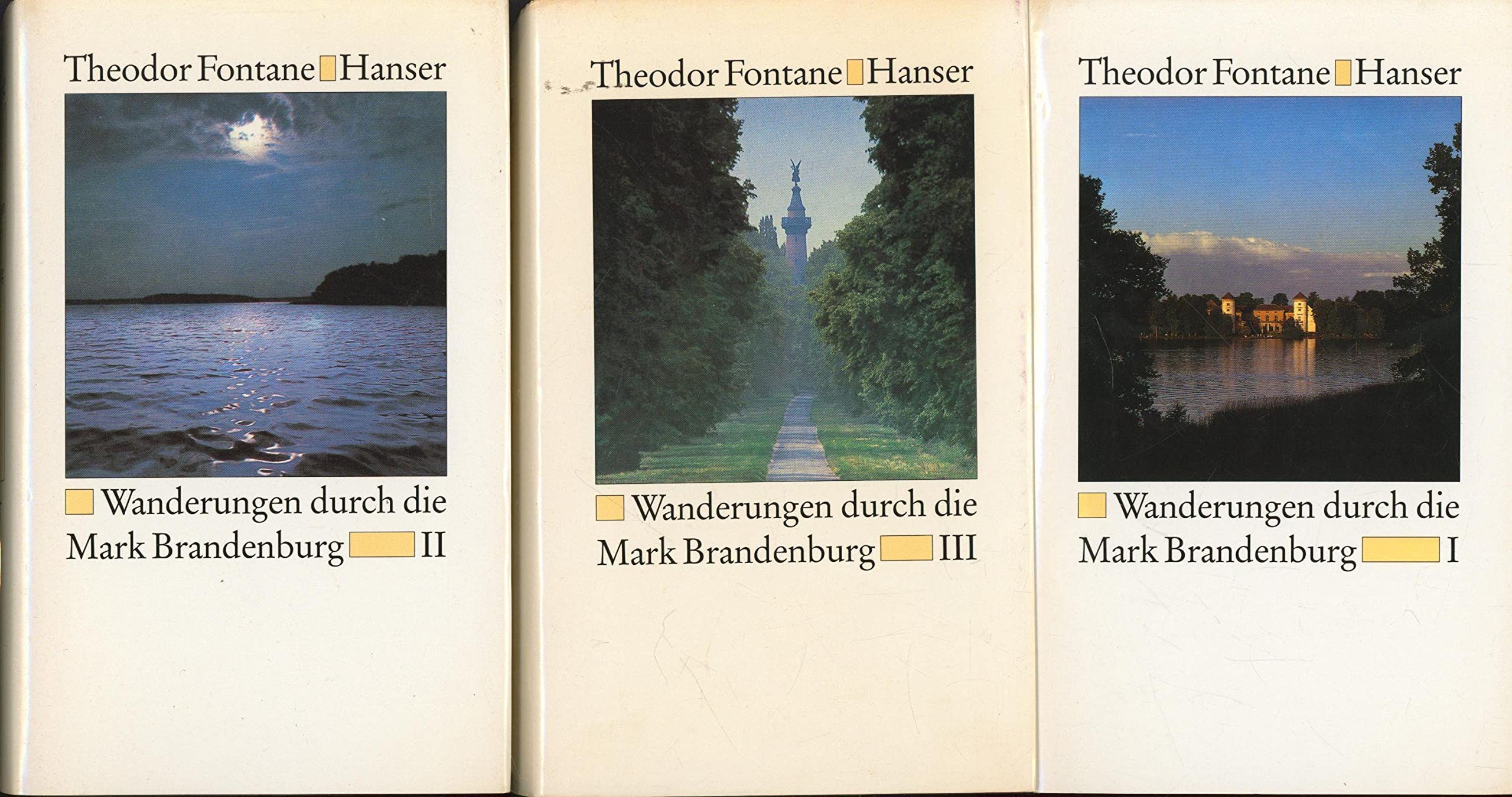 Wanderungen durch die Mark Brandenburg. Grosse Brandenburger Ausgabe / Fünf Schlösser. Altes und Neues aus Mark Brandenburg Books
