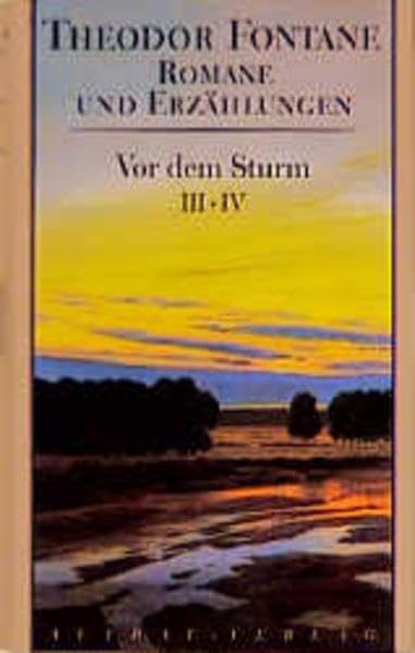 Romane und Erzählungen, 8 Bde., Bd.1/2, Vor dem Sturm Books