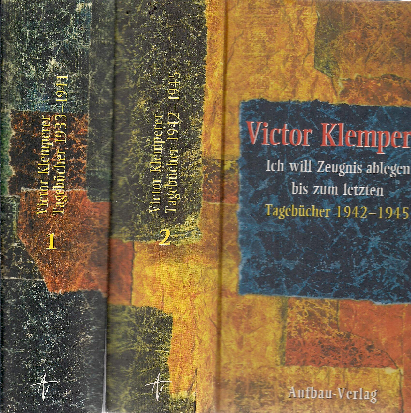 Ich will Zeugnis ablegen bis zum letzten. Tagebücher 1933 - 1945. 2 Bände Contemporary literature