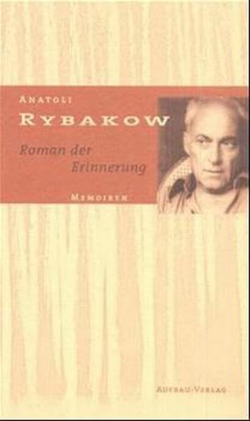 Roman der Erinnerung: Memoiren (Aufbau-Sachbuch) Books