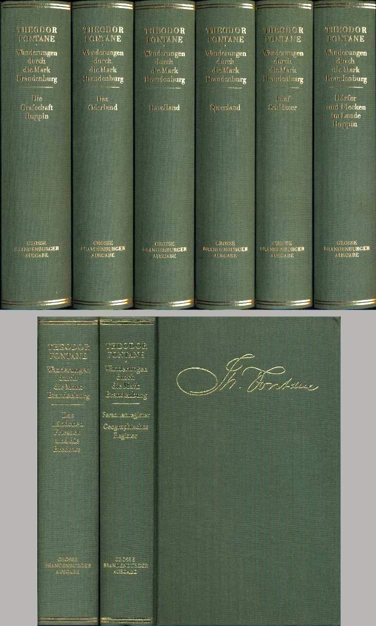 Wanderungen durch die Mark Brandenburg, 8 Bde. (Große Brandenburger Ausgabe) (Fontane GBA Wanderungen) Leisure, Home & Garden