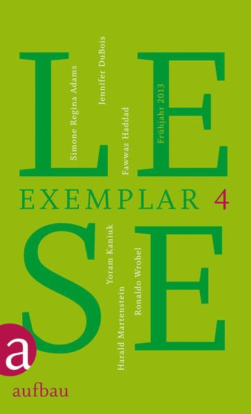 Aufbau Leseexemplar 4: Frühjahr 2013 Contemporary literature