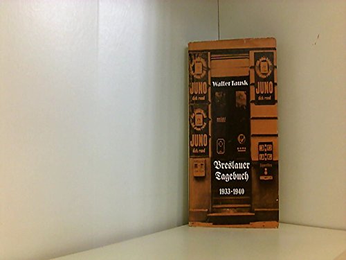 Breslauer Tagebuch 1933-1940. Books