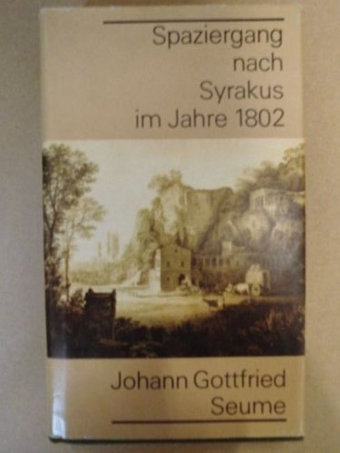Spaziergang nach Syrakus im Jahre 1802 Professional & Reference Books