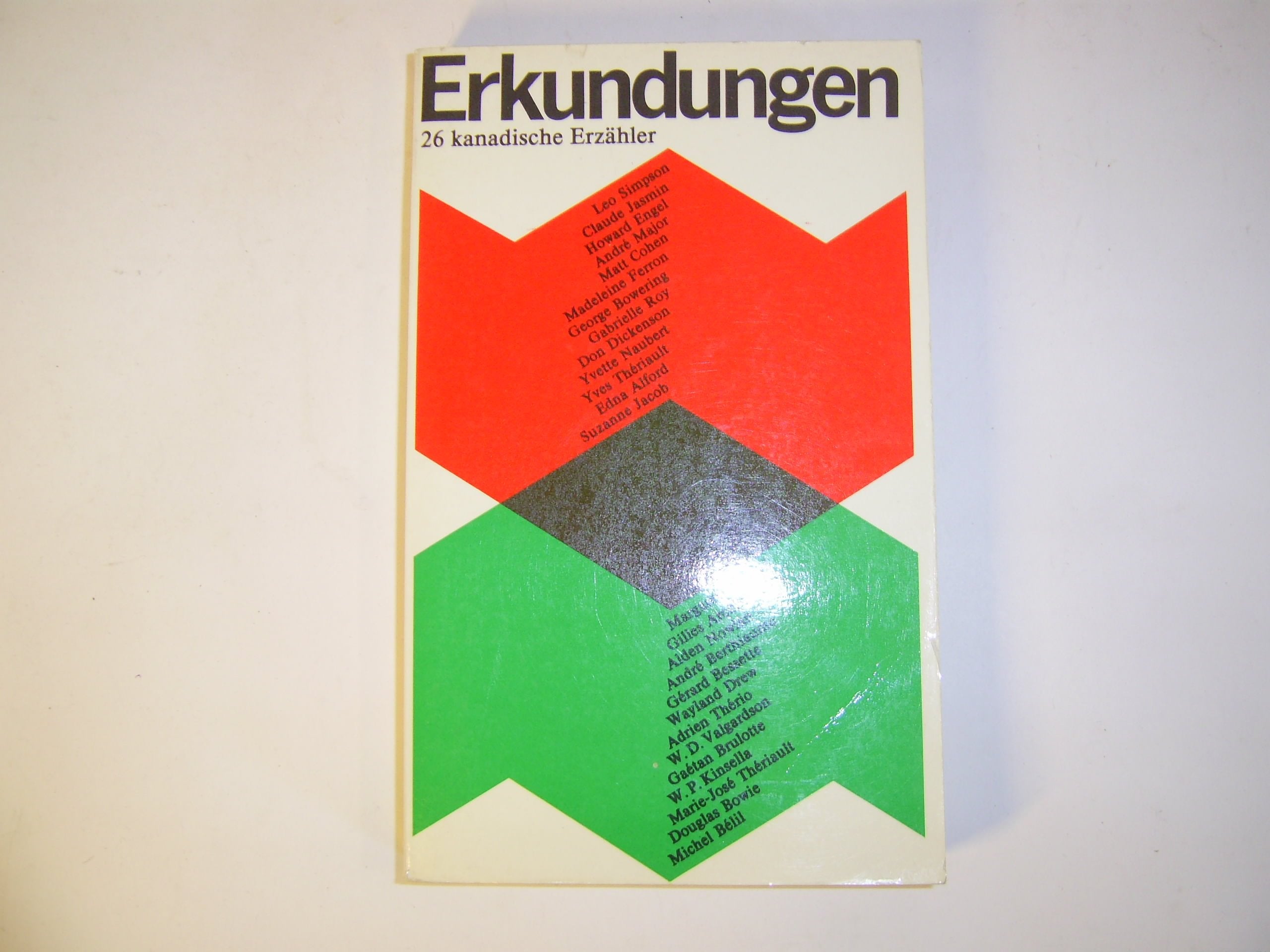 Erkundungen. 26 kanadische Erzähler. Books