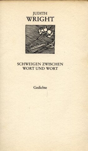 Schweigen zwischen Wort und Wort. Gedichte. Engl. /Dt. Books