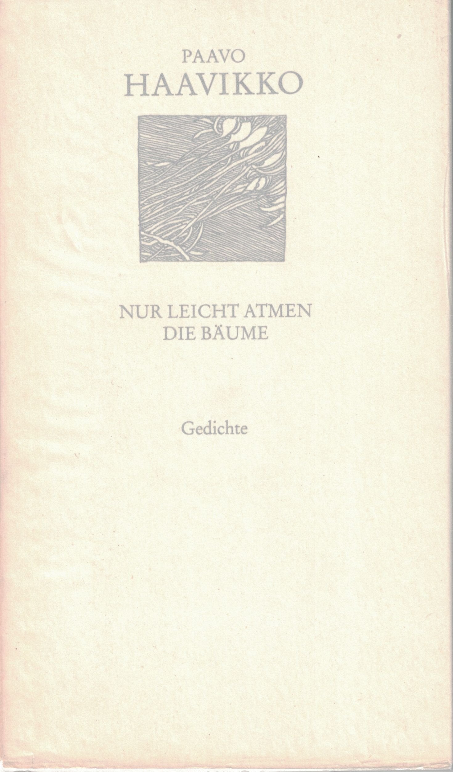Nur leicht atmen die Bäume: Gedichte. Hrsg. u. Nachw. v. Gisbert Jänicke Fiction