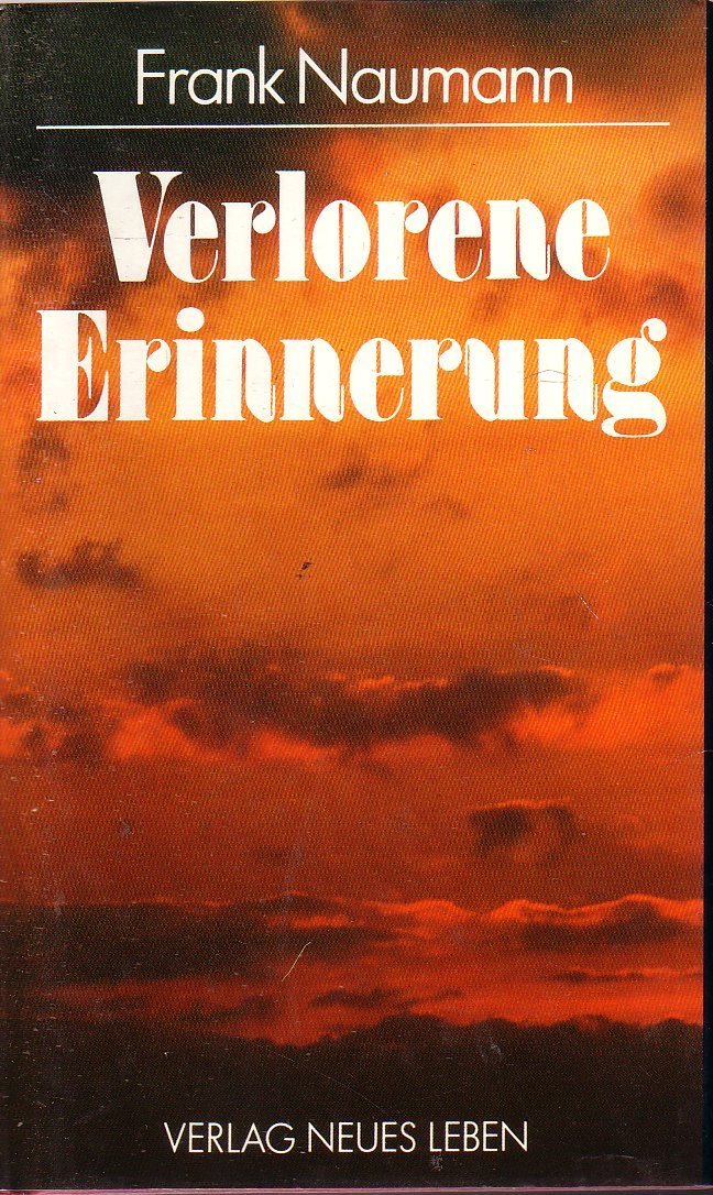 Product Image: Verlorene Erinnerung: Ein Tagebuch