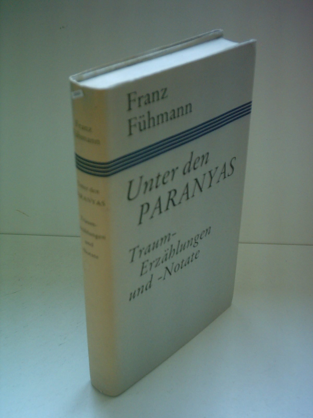 Unter den Paranyas. Traum-Erzählungen und -Notate Books