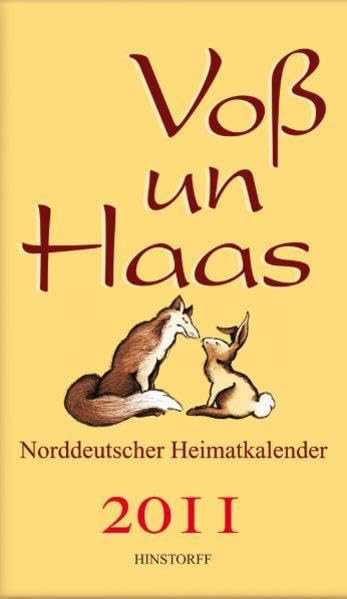 Voß un Haas. Norddeutscher Heimatkalender 2011 Social Sciences