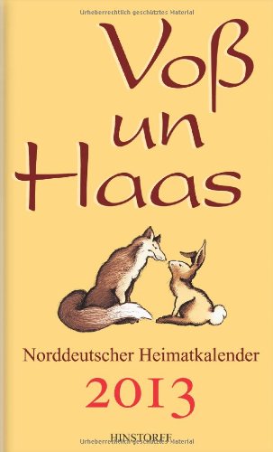 Voß un Haas 2013: Norddeutscher Heimatkalender Social Sciences