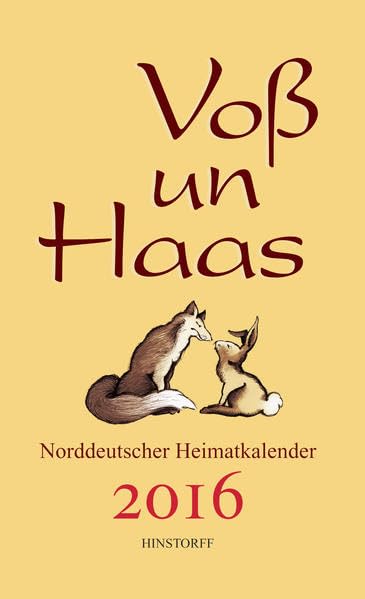 Voß un Haas 2016: Norddeutscher Heimatkalender Social Sciences