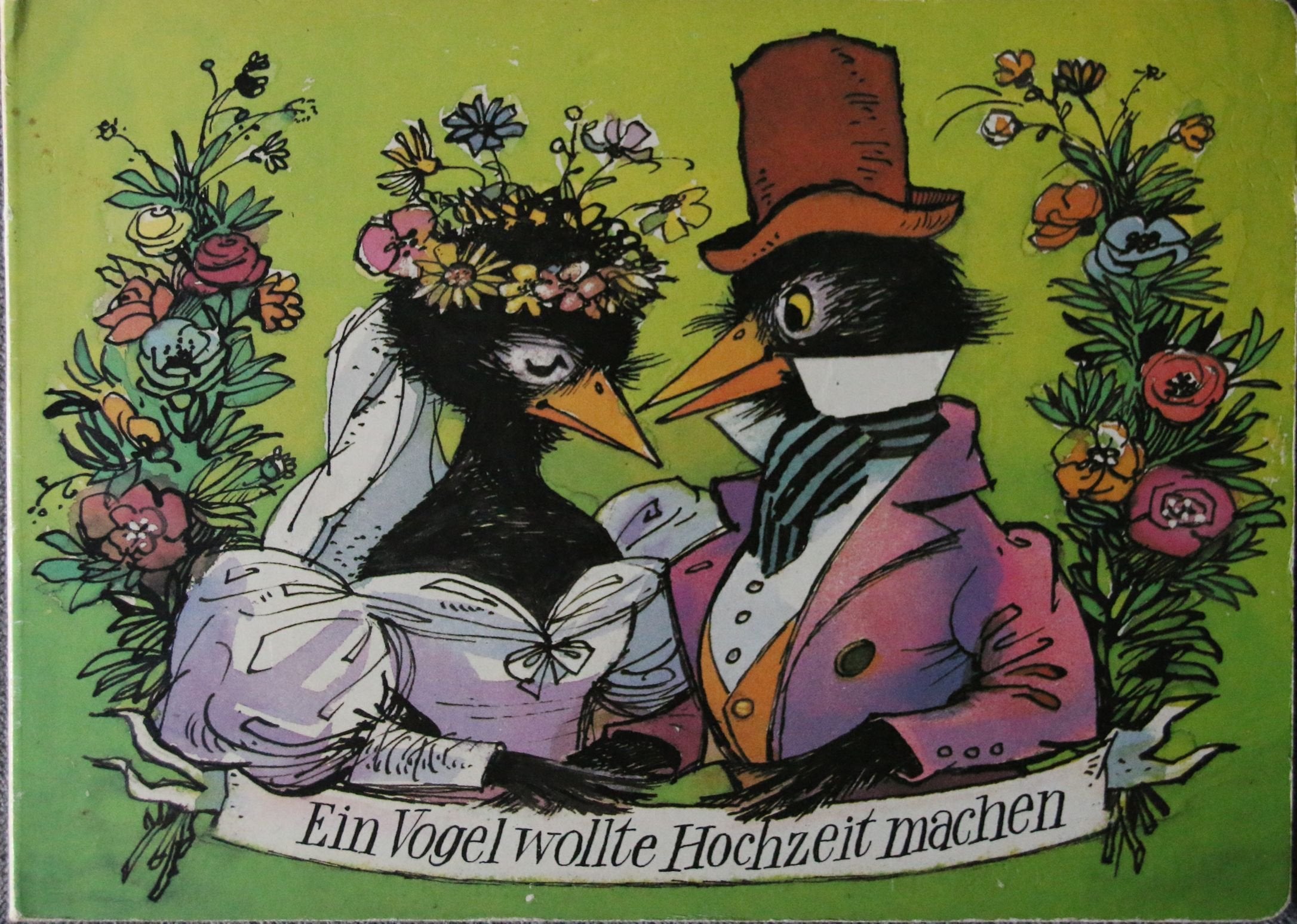 Ein Vogel wollte Hochzeit machen - Pappbilderbuch für Kinder. Books