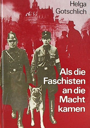 Als die Faschisten an die Macht kamen, Books
