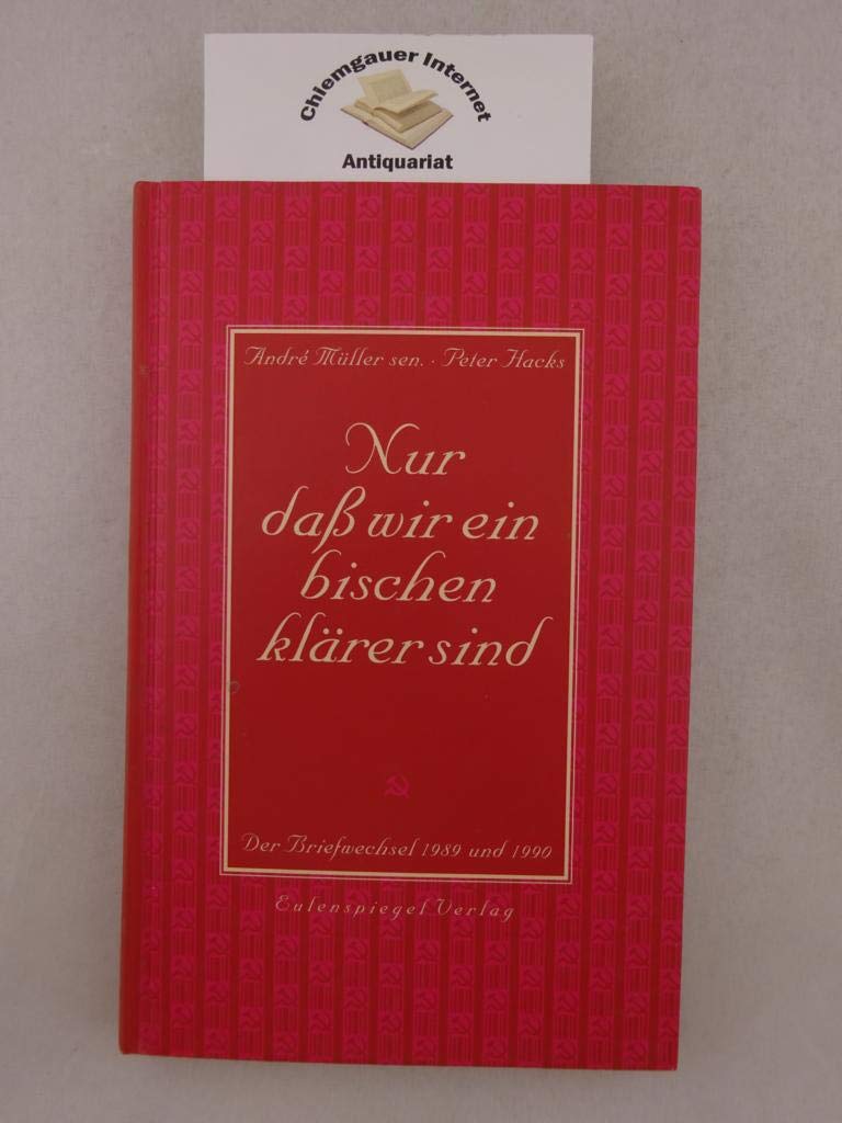 Nur dass wir ein bischen klärer sind Essays & Short Stories