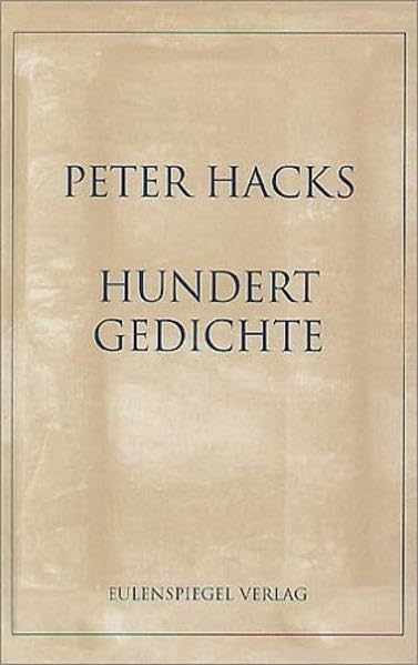 Hundert Gedichte Poetry