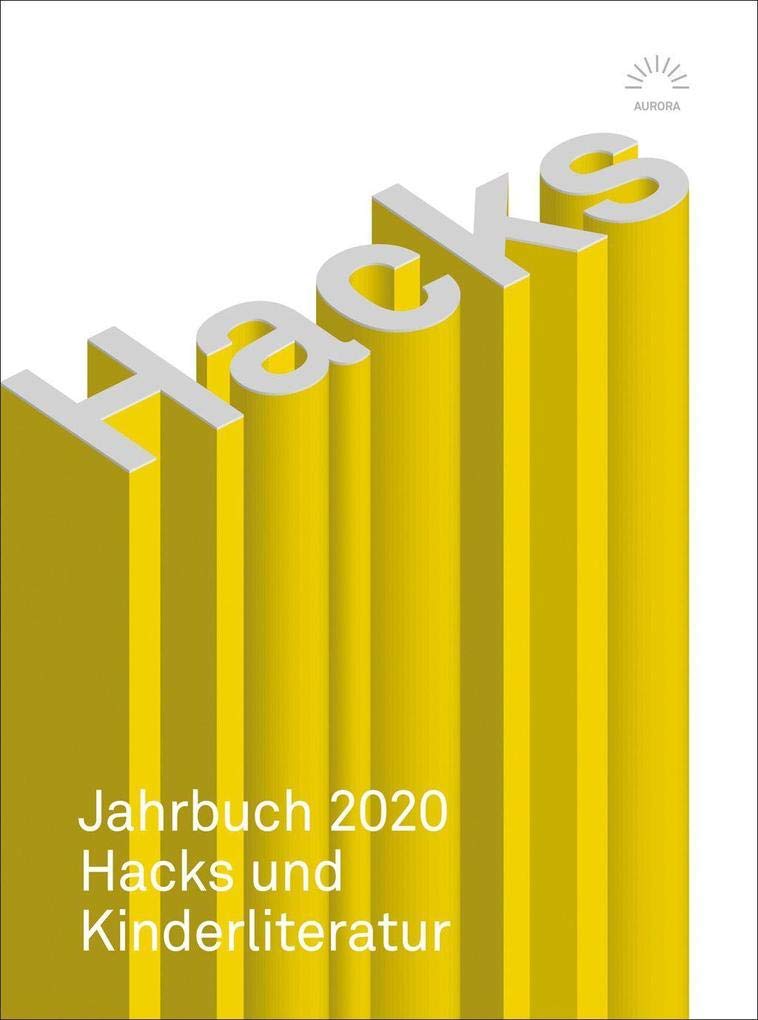 Hacks Jahrbuch 2020 Contemporary literature Books