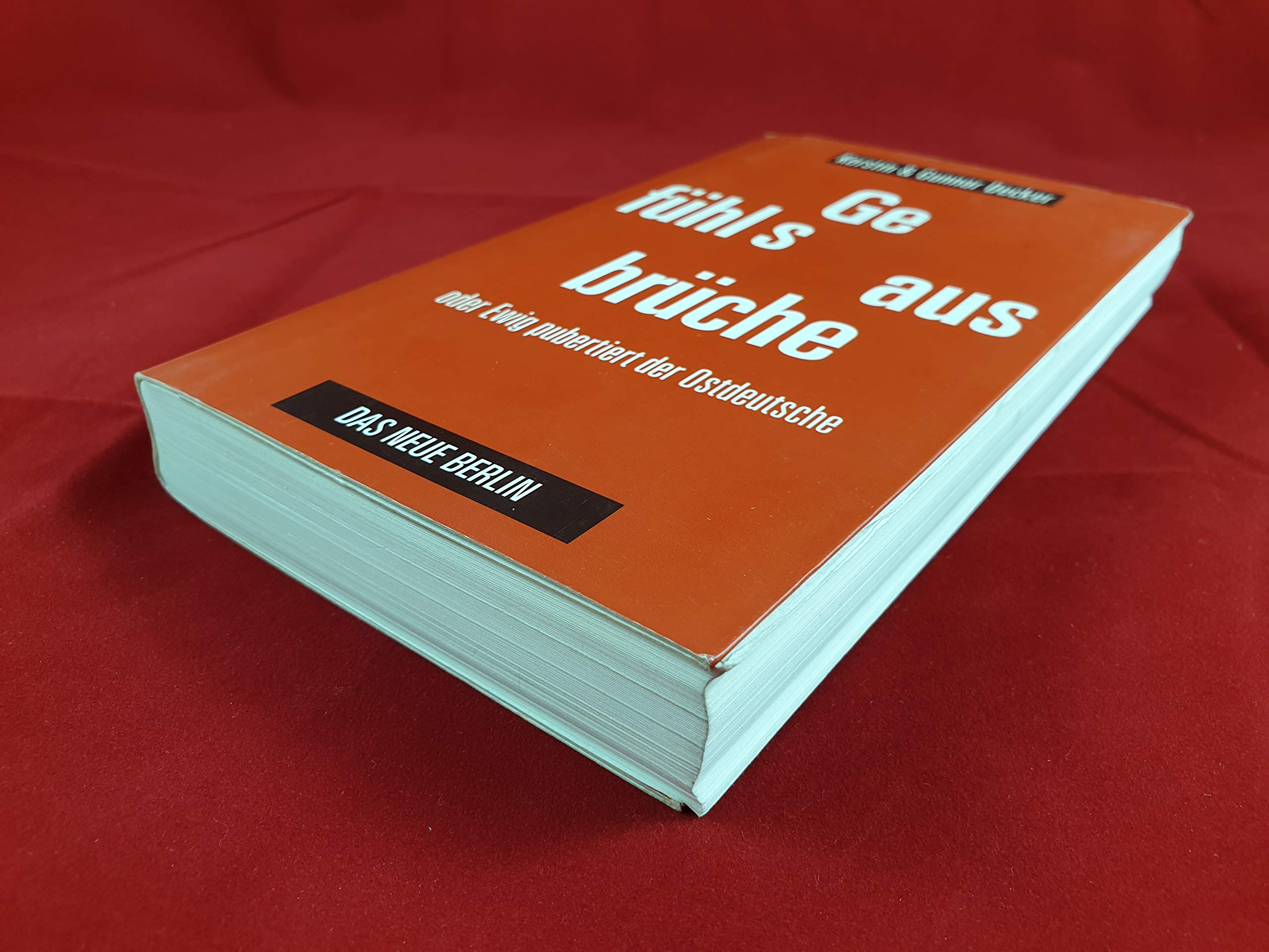 Gefühlsausbrüche oder Ewig pubertiert der Ostdeutsche Fiction Books