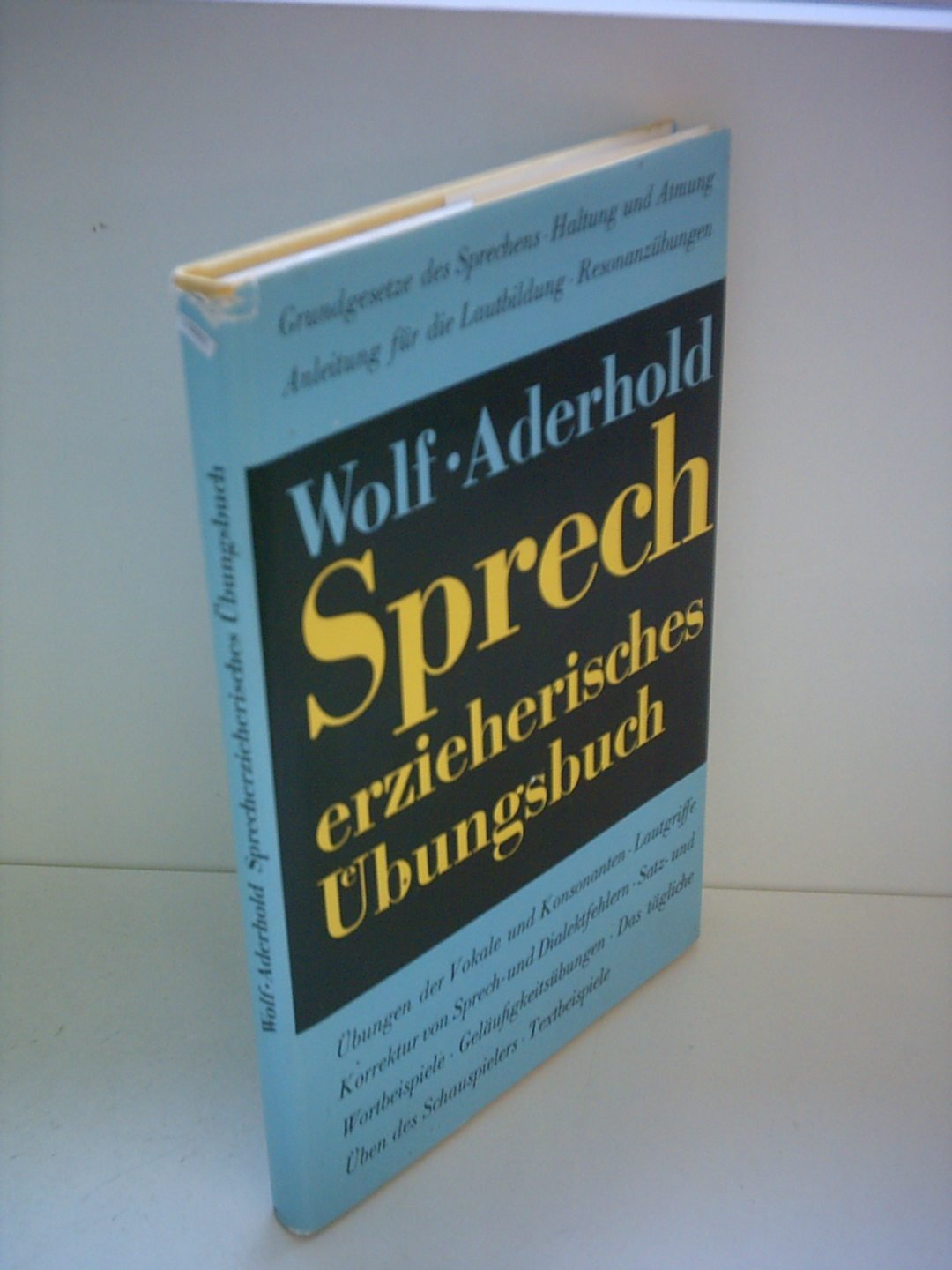Sprecherzieherisches Übungsbuch Second-hand books on film, art and culture