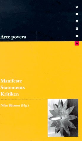 Arte Povera: Manifeste, Statements, Kritiken Books