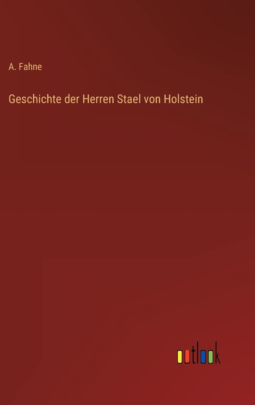Geschichte der Herren Stael von Holstein Contemporary literature