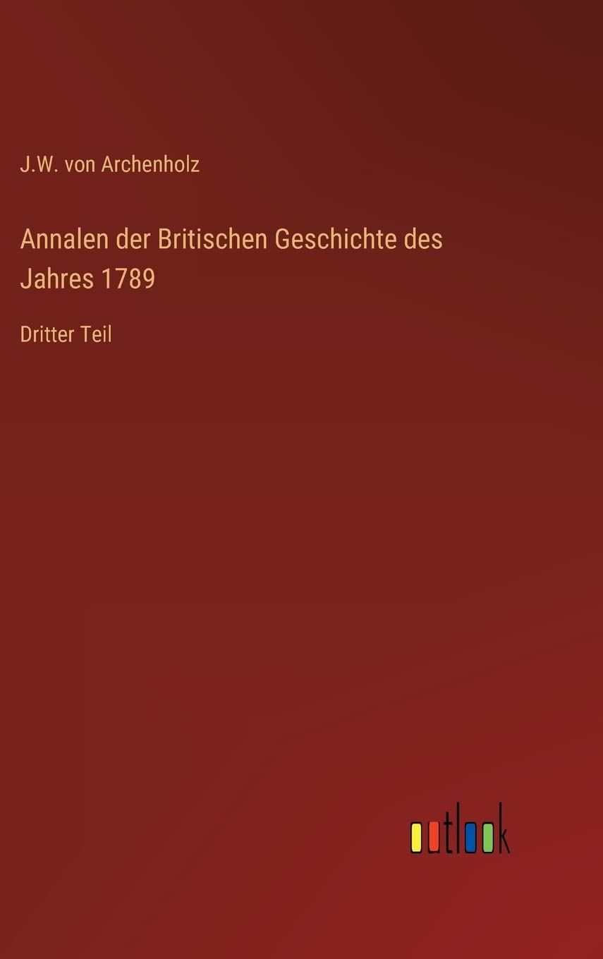 Annalen der Britischen Geschichte des Jahres 1789 Contemporary literature