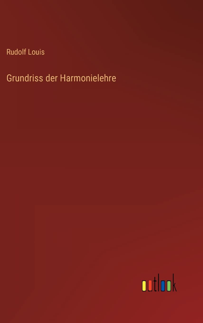 Grundriss der Harmonielehre Contemporary literature
