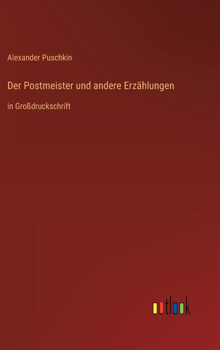 Der Postmeister und andere Erzählungen: in Großdruckschrift Contemporary literature