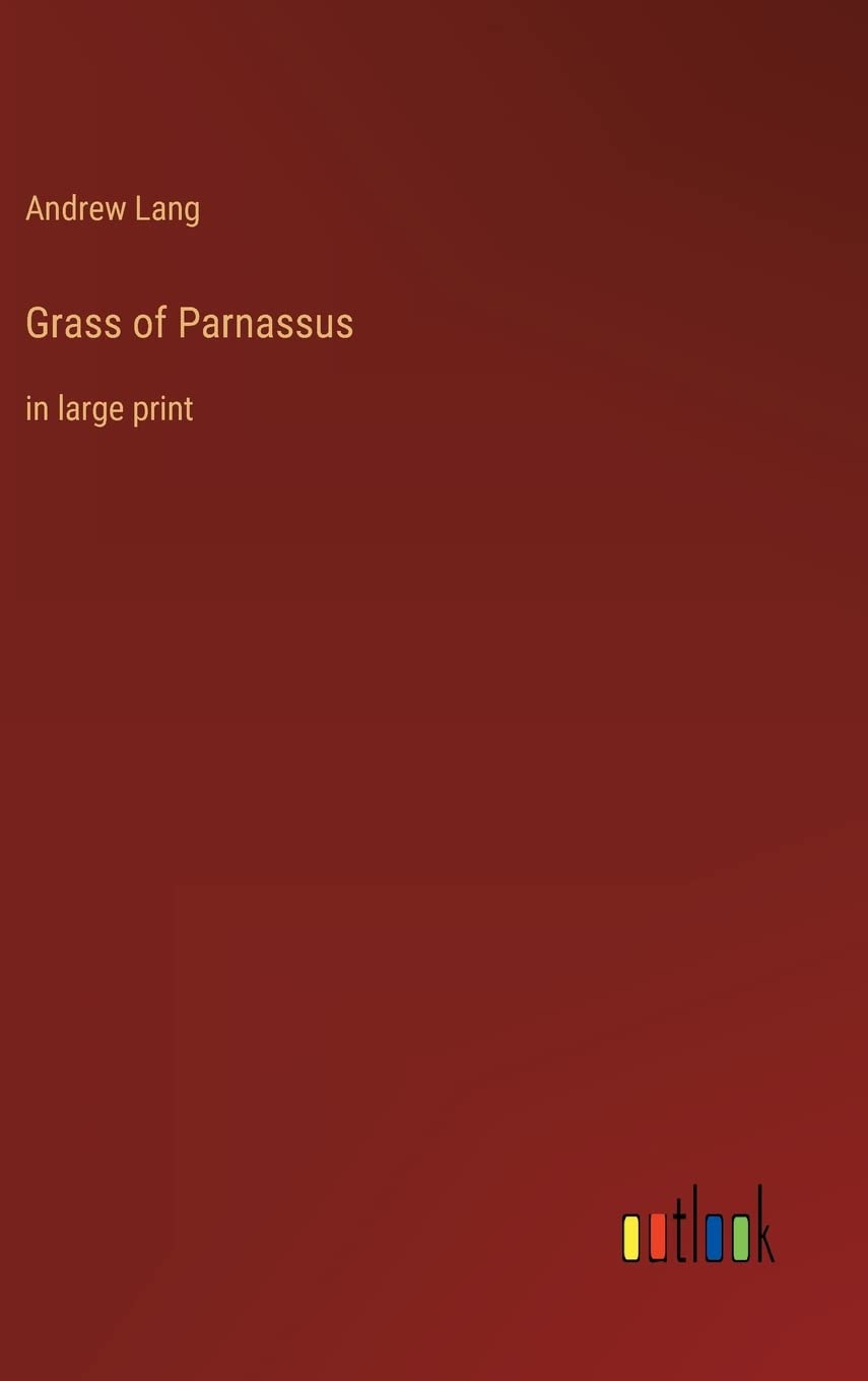Grass of Parnassus: in large print Contemporary literature
