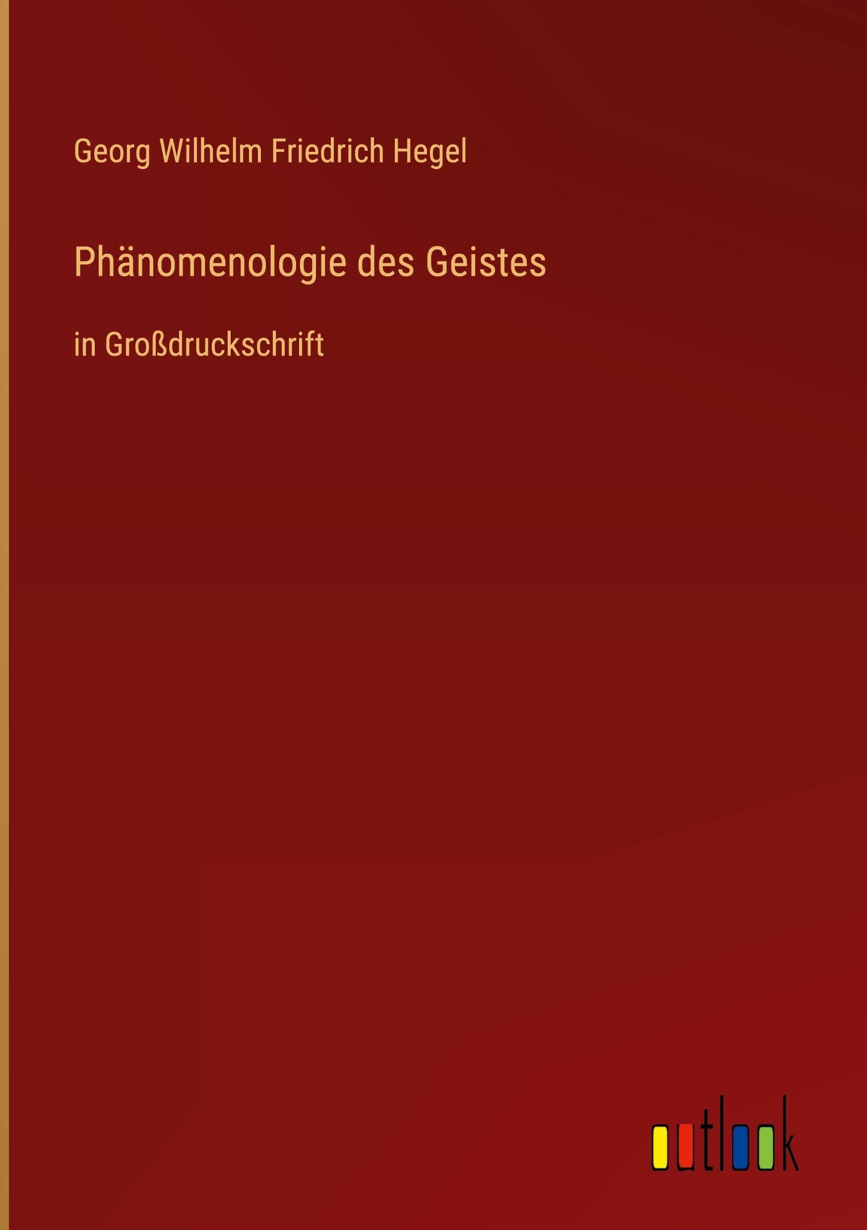 Phänomenologie des Geistes Books