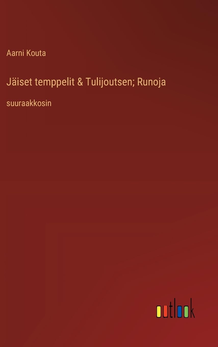 Jäiset temppelit & Tulijoutsen; Runoja: suuraakkosin Contemporary literature